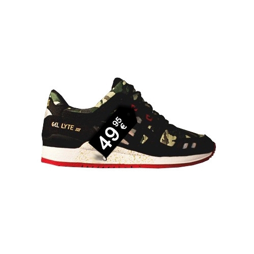 ASC Gel Lyte III Black and Camouflage