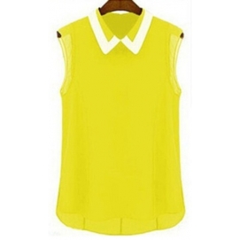 Blusa Sin Mangas - Yellow