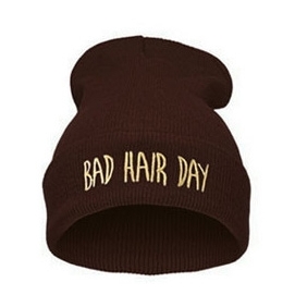 Gorro Bad Hair Day - Marrón