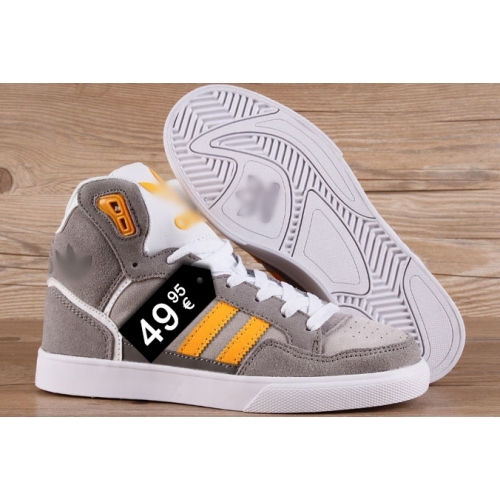 Zapatillas AD Decade OG Mid Gris y Amarillo