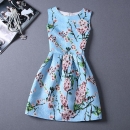 Summer-Autuml Print Dress