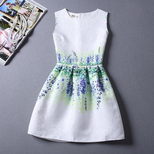 Summer-Autuml Print Dress