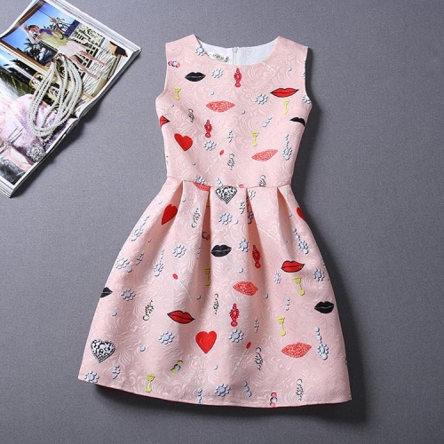 Summer-Autuml Print Dress