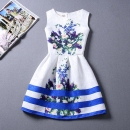 Summer-Autuml Print Dress