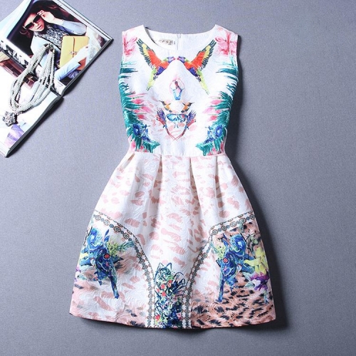 Vestido Estampado Verano-Otoño