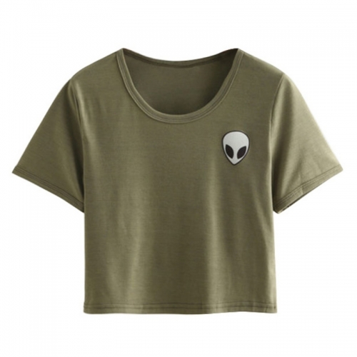 Camiseta Alien - Verde Militar