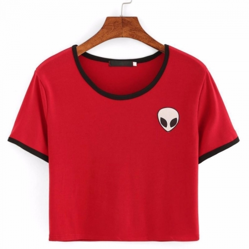 Camiseta Alien - Rojo