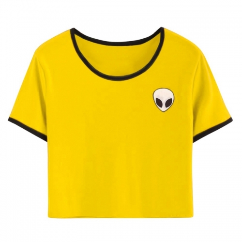 Camiseta Alien - Amarillo