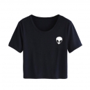 Camiseta Alien - Negro