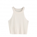 Swan Neck Top - White