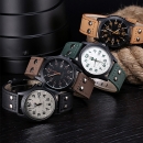 Reloj de Pulsera Militar - Marrón Oscuro