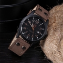 Reloj de Pulsera Militar - Marrón Oscuro