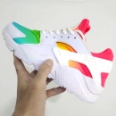 NK Air Huarache White Rainbow