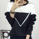 Black and White Triangle Hoodie