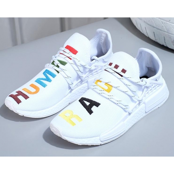 human race white colorful