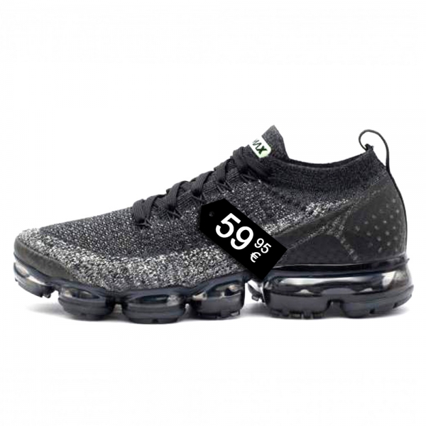 vapormax flyknit 2 black and grey