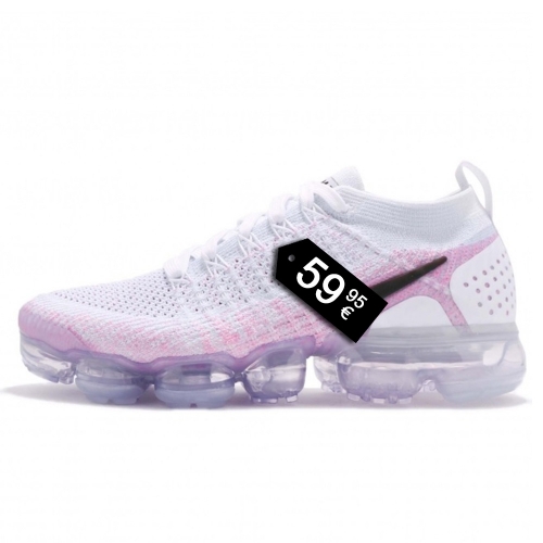 NK Air Vapormax Flyknit 2 White and 