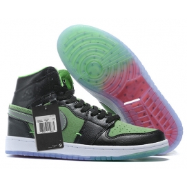 NK A. Jordan 1 Mid Green & Black