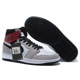 NK A. Jordan 1 Mid Red & Grey