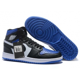 NK A. Jordan 1 Mid Blue & Black