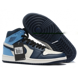 Zapatillas NK Air Jordan 1 Celeste & Azules