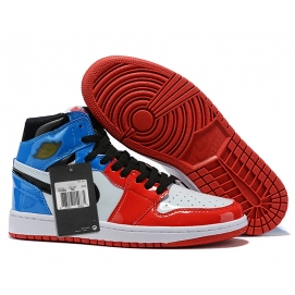 NK A. Jordan 1 Mid Blue & Red