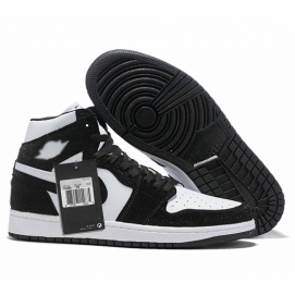 NK A. Jordan 1 Mid White & Black