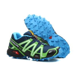 Zapatillas SMN Speedcross 3 Azul y Verde Fluor