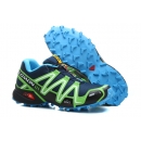 Zapatillas SMN Speedcross 3 Azul y Verde Fluor