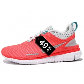 Zapatillas NK Free OG BR 2015 Coral y Blanco