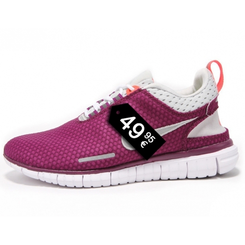 Zapatillas NK Free OG BR 2015 Morado y Blanco